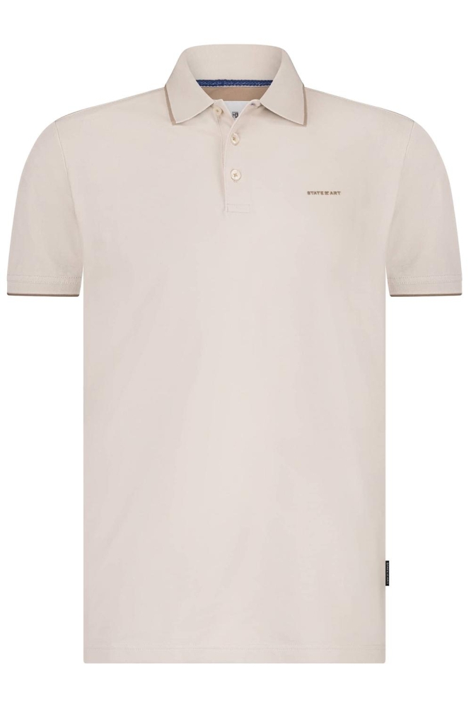 PIQUE POLO MET STREEPDETAILS 46115400 1400